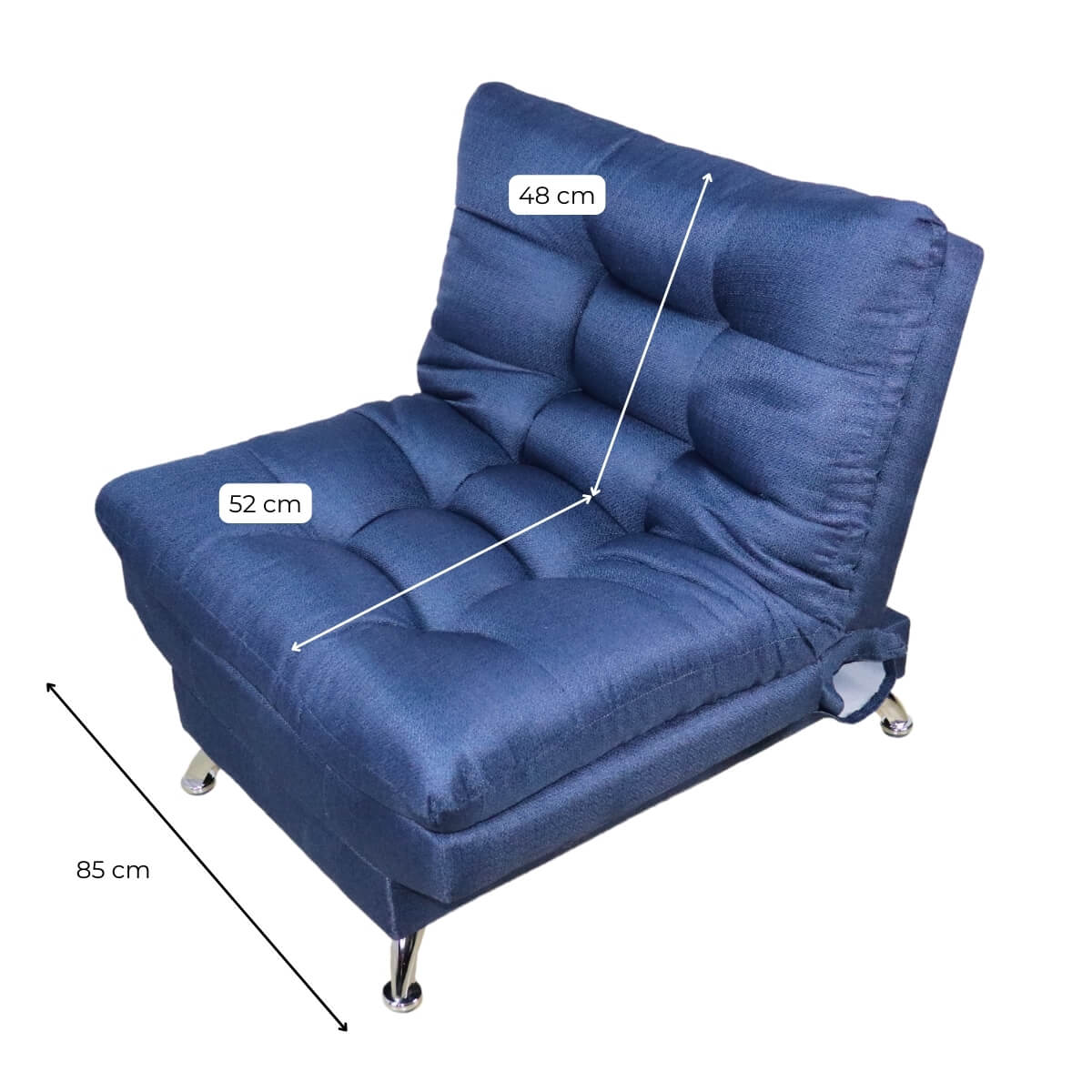 Medidas sillón moderno azul cerca de mi #color_marino