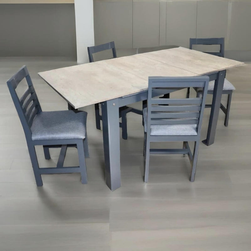 Antecomedor Florida de 4 Sillas Gris