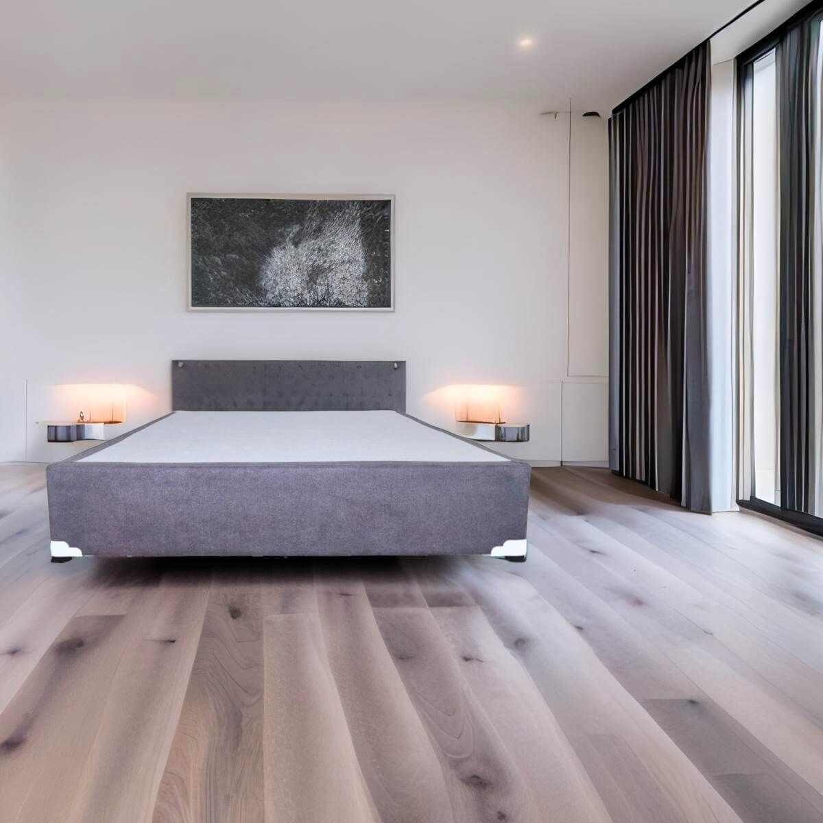 box matrimonial para colchón donde comprar cerca de mi #color_gris