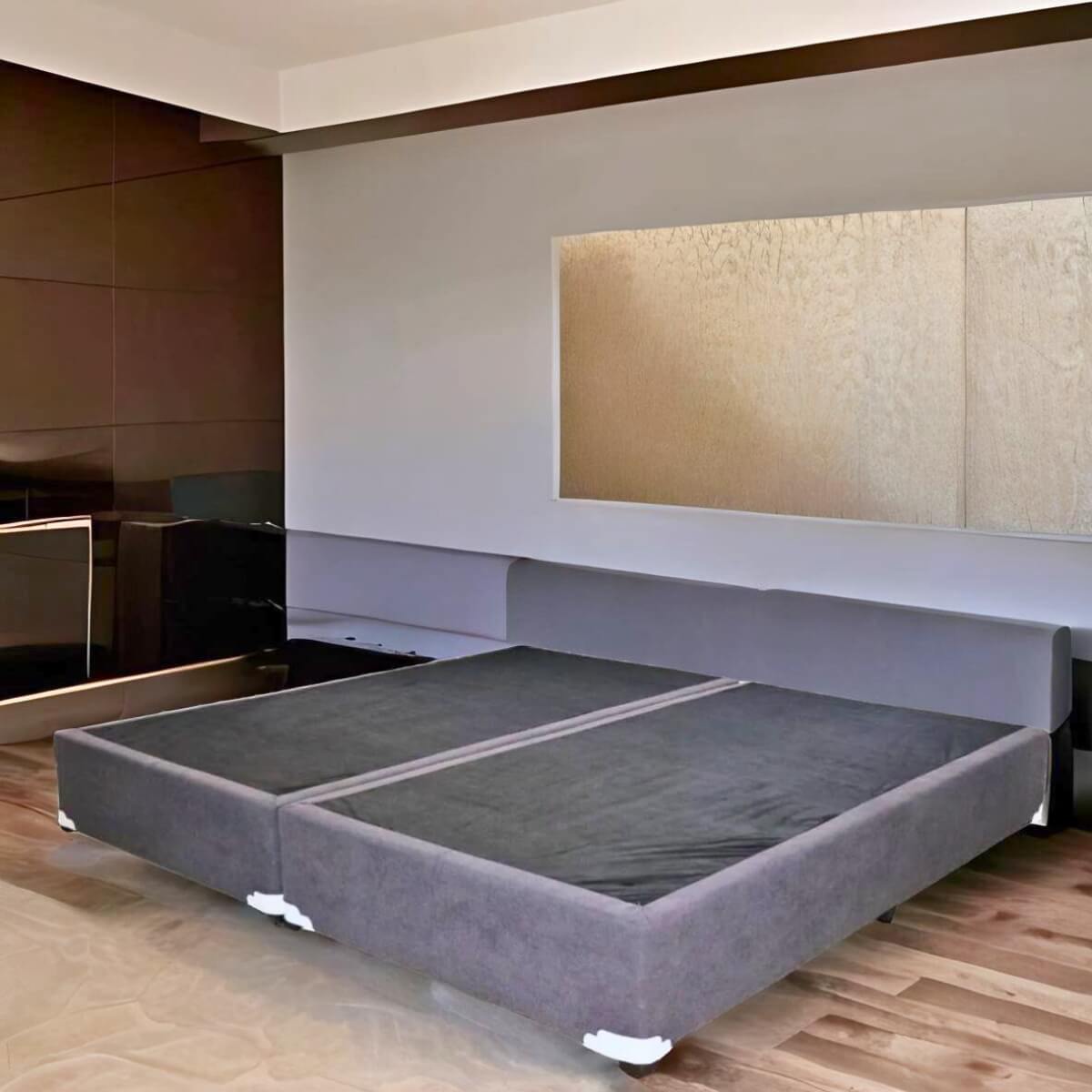 comprar base para colchón king cerca de mi #color_gris