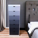 Cajonera Hollywood 7 cajones Blanco-Gris