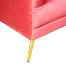 sillón para sala salmón pequeño económico norval