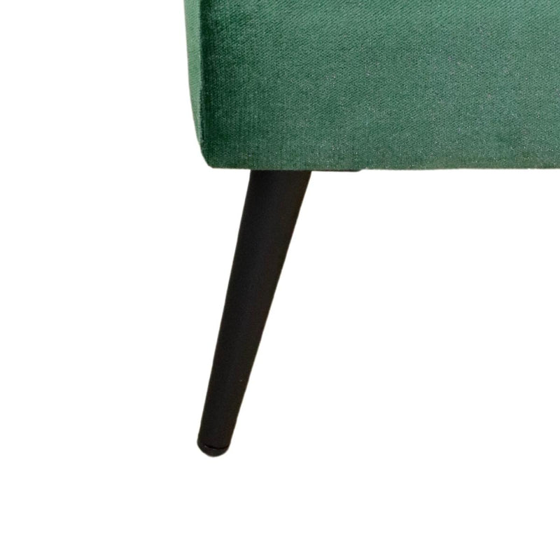 donde comprar sillón ocasional terciopelo verde pequeño económico norval