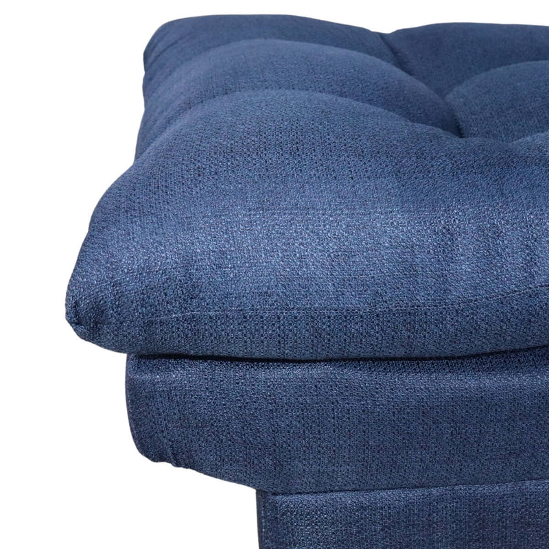 sillón para recámara con taburete individual azul donde comprar cerca de mi norval