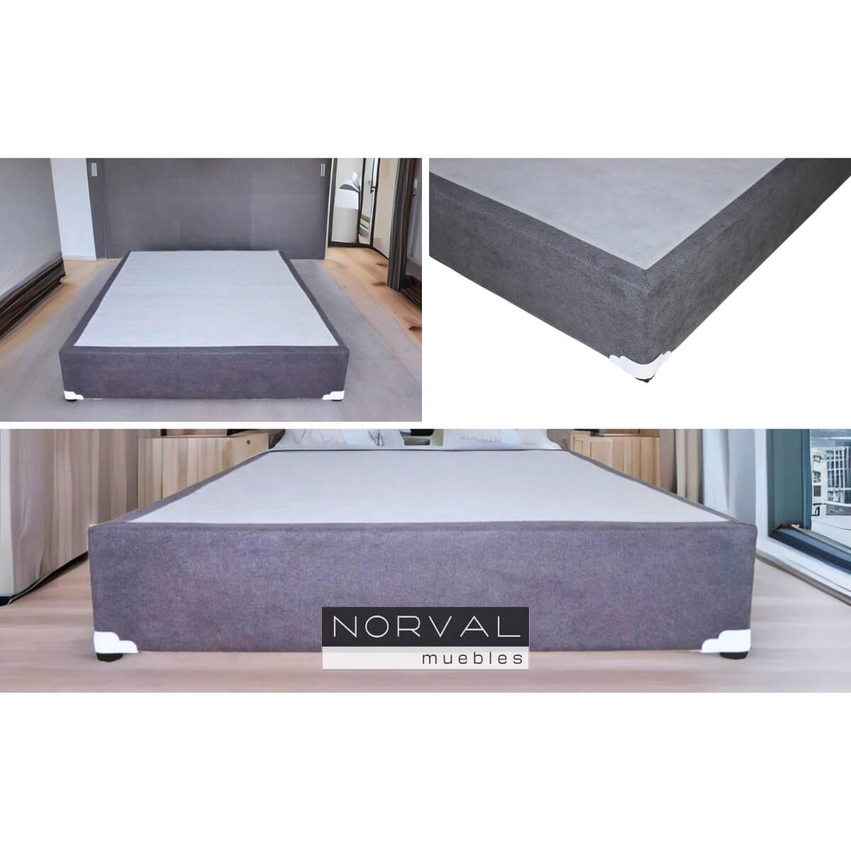 donde comprar base matrimonial moderna norval  #color_gris