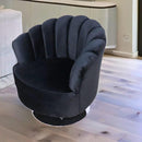 Sillón Giratorio Amapola Negro