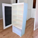 Organizador Multiusos Espejo con 2 Cajones Blanco con Gris