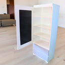 Organizador Multiusos Espejo con 2 Cajones Blanco con Gris