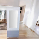 Organizador Multiusos Espejo con 2 Cajones Blanco con Gris