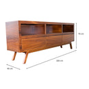 Porta tv Lux chapa de Parota