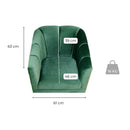 medidas sillón ocasional pequeño económico norval