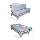 compra sofá cama moderno matrimonial gris moderno nórdico cerca de mi norval