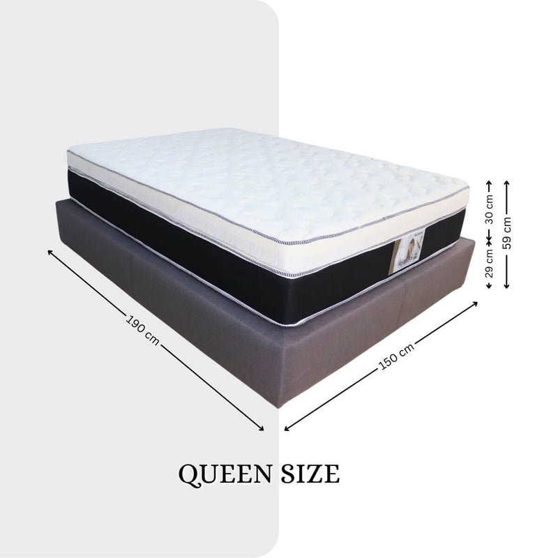 Set Queen Size Base Noruega + Colchón Europa