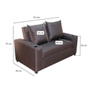 Sofá cama Roma Chocolate