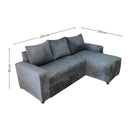 Sala Cama Milán con Baúl Chocolate Derecha