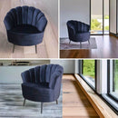 Sillón Individual Amapola Pata Negra