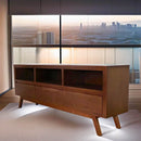 Porta tv Lux chapa de Nogal