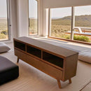 Porta tv Lux chapa de Nogal