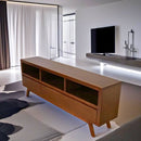 Porta tv Lux chapa de Nogal