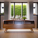 Porta tv Lux chapa de Nogal