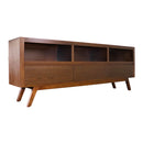 Porta tv Lux chapa de Nogal