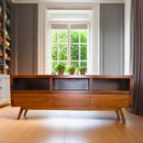 Porta tv Lux chapa de Parota