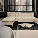 salas cómodas beige