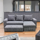 Sala Cama Milán con Baúl Chocolate Derecha