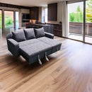 Sala Cama Milán con Baúl Chocolate Derecha