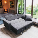 Sala Cama Milán con Baúl Chocolate Derecha