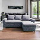 Sala Cama Milán con Baúl Chocolate Derecha