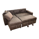 Sala Cama Milán con Baúl Chocolate Izquierda