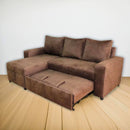 Sala Cama Milán con Baúl Chocolate Izquierda