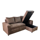 Sala Cama Milán con Baúl Chocolate Derecha