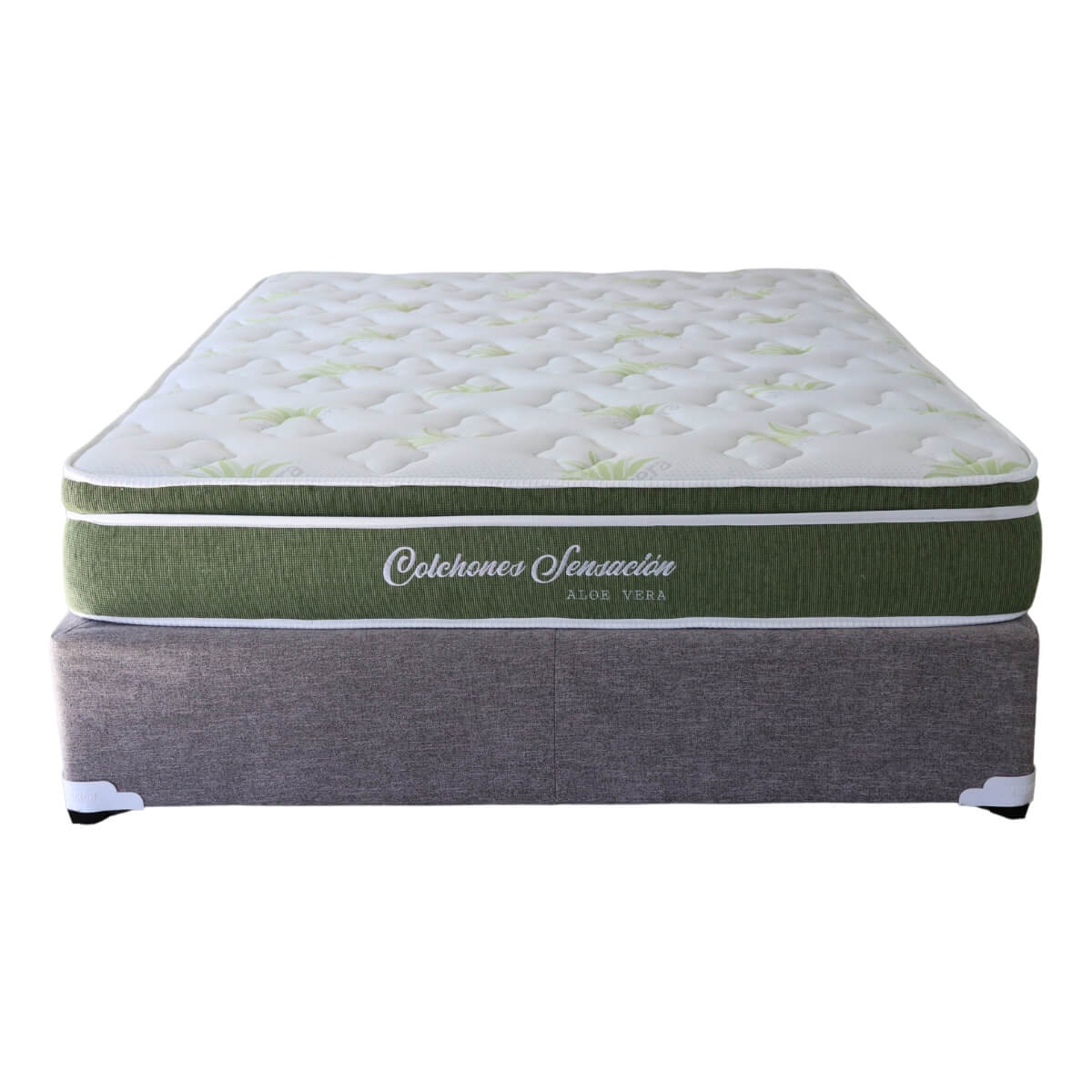 Set de Base y Colchón Matrimonial Aloe