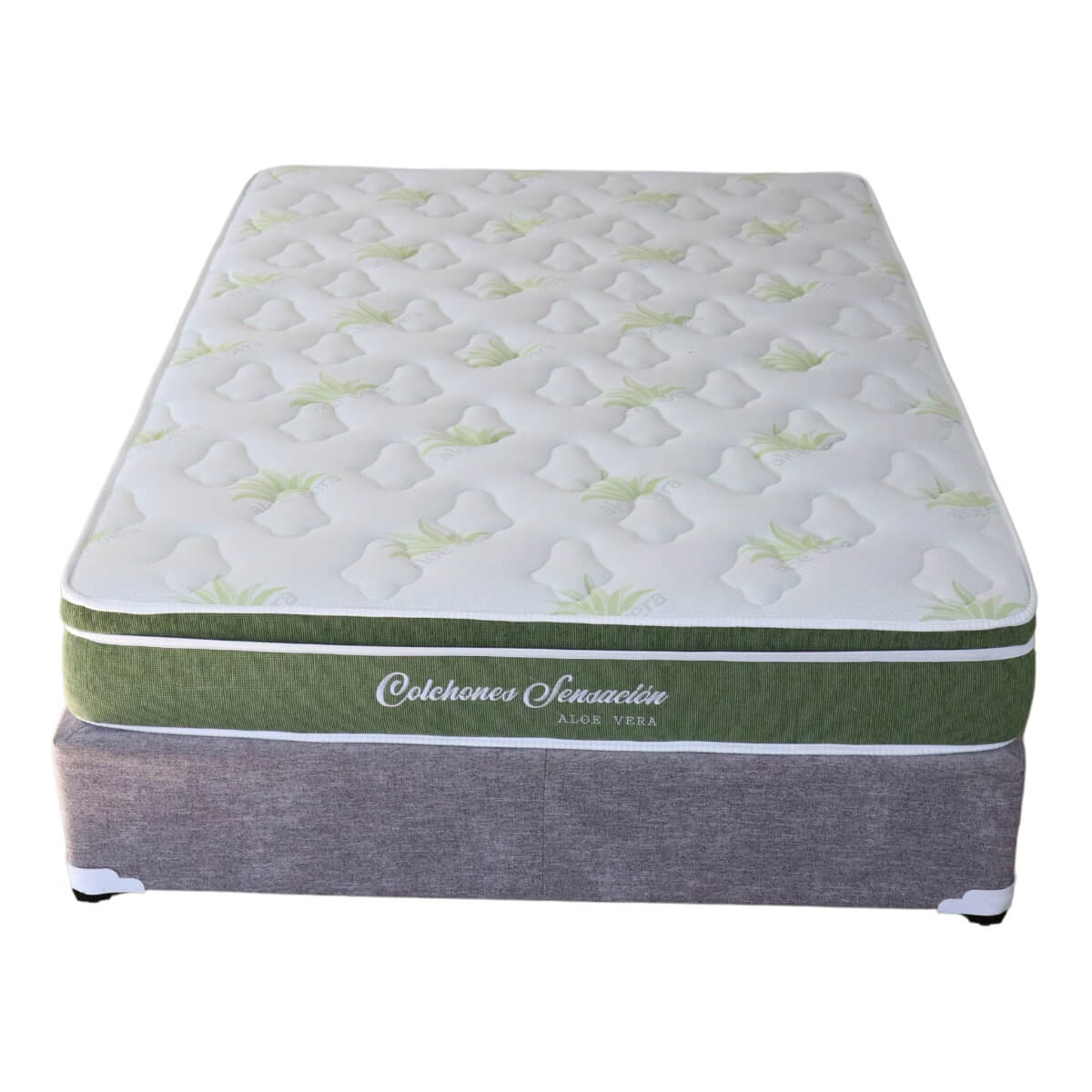 Set de Base y Colchón Matrimonial Aloe
