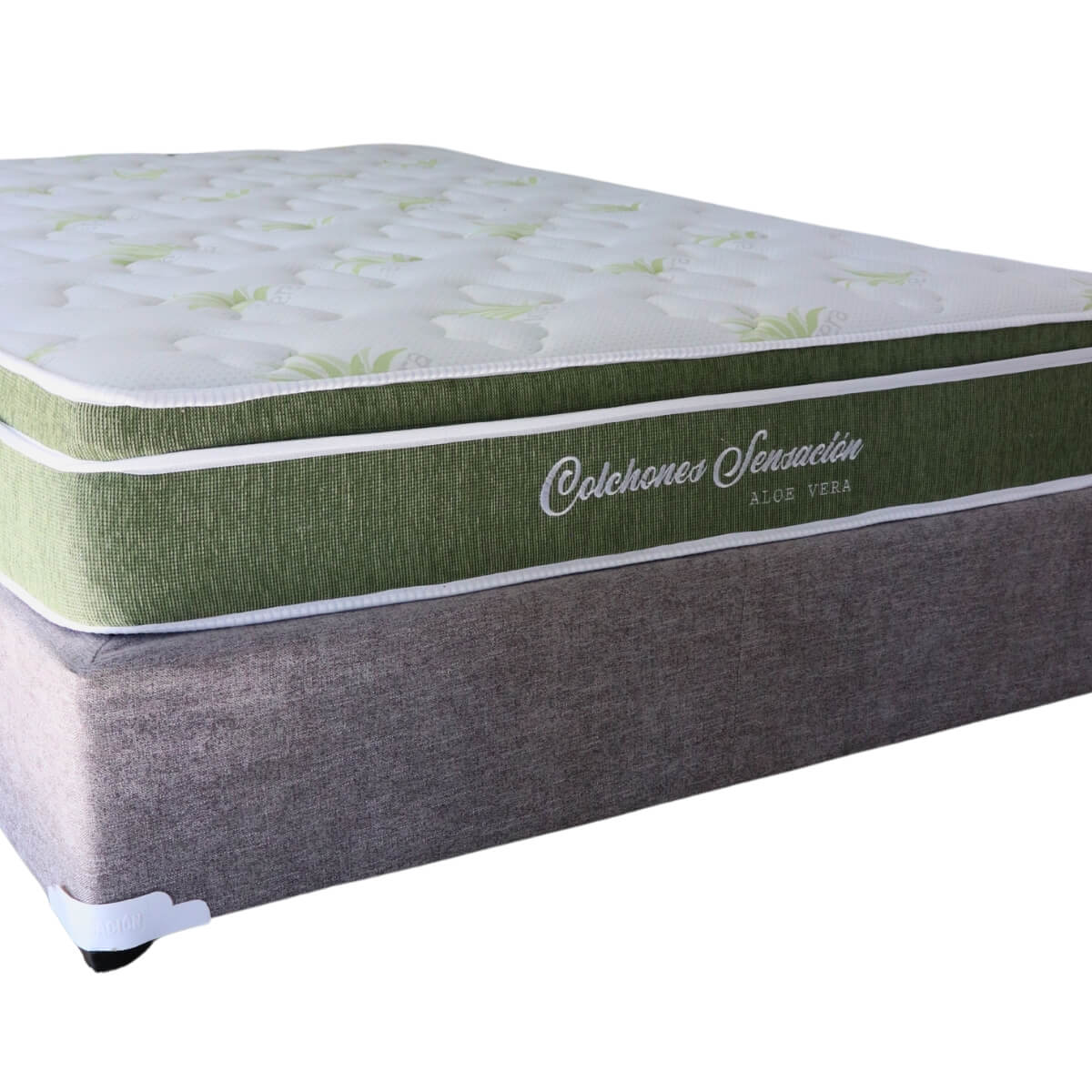 Set de Base y Colchón Matrimonial Aloe