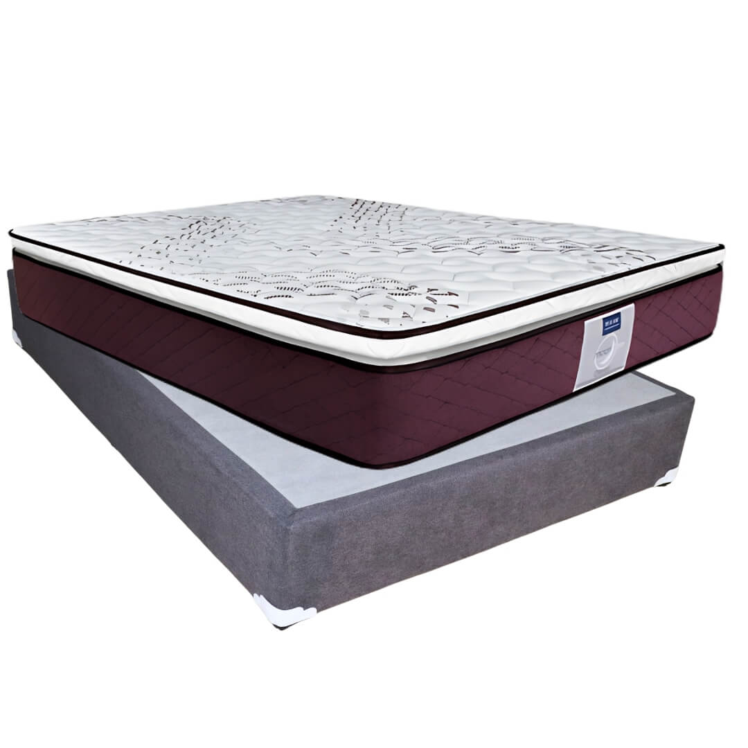Set de Base y Colchón Matrimonial Oleen Restonic