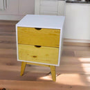 Buro Camil 2 Cajones Blanco | Natural