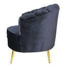 Sillón Ocasional Amapola Pata Dorada