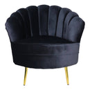 Sillón Ocasional Amapola Pata Dorada