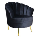 Sillón Ocasional Amapola Pata Dorada