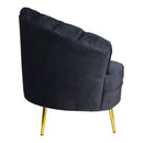 Sillón Ocasional Amapola Pata Dorada