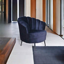 Sillón Individual Amapola Pata Negra