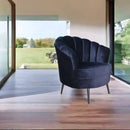 Sillón Individual Amapola Pata Negra