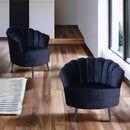 Sillón Individual Amapola Pata Negra