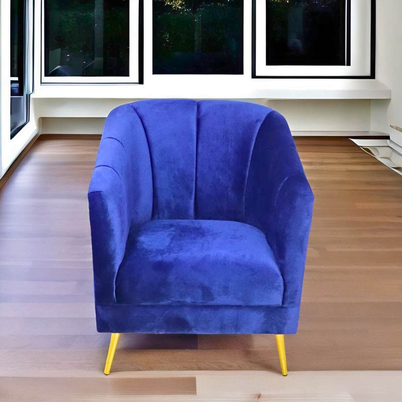 donde comprar sillón ocasional azul pequeño económico norval