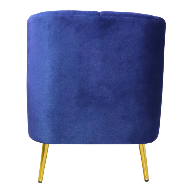 donde comprar sillón ocasional terciopelo azul pequeño norval