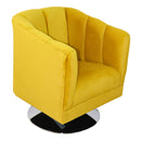 donde comprar sillón ocasional terciopelo mostaza pequeño económico norval