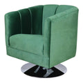 sillón giratorio ocasional terciopelo verde económico norval #color_verde